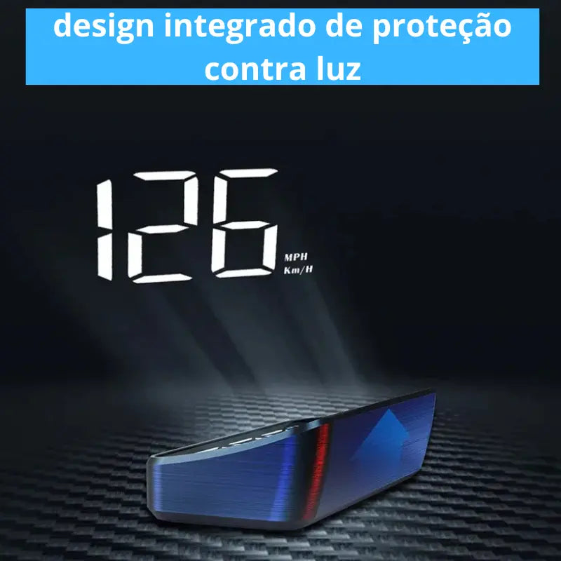 Velocímetro de Carro KM/H Digital Up Display