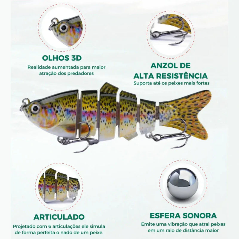 Isca Artificial Lambari Cinético Pro™ [Frete Grátis + Brinde]