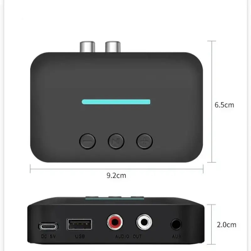 Adaptador Receptor de Áudio USB Bluetooth 5.3