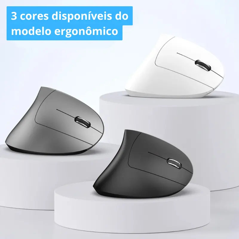 Mouse Ergonômico sem Fio