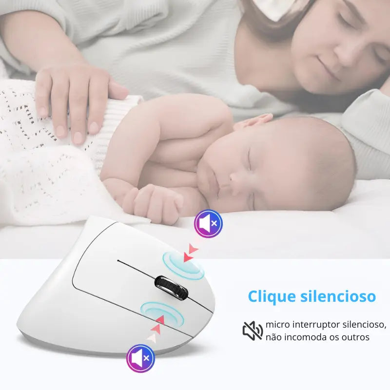 Mouse Ergonômico sem Fio