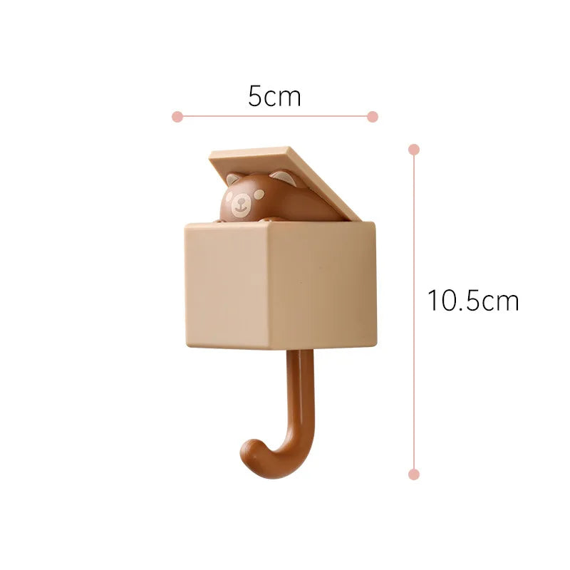 Ganchos Porta-objetos de Gato - Adesivos
