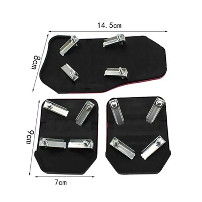Kit Capas de Pedais Antiderrapantes