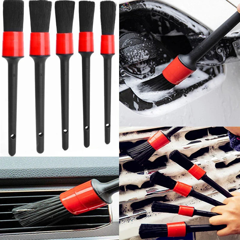 Kits de Escovas para Limpeza Automotiva Detalhada