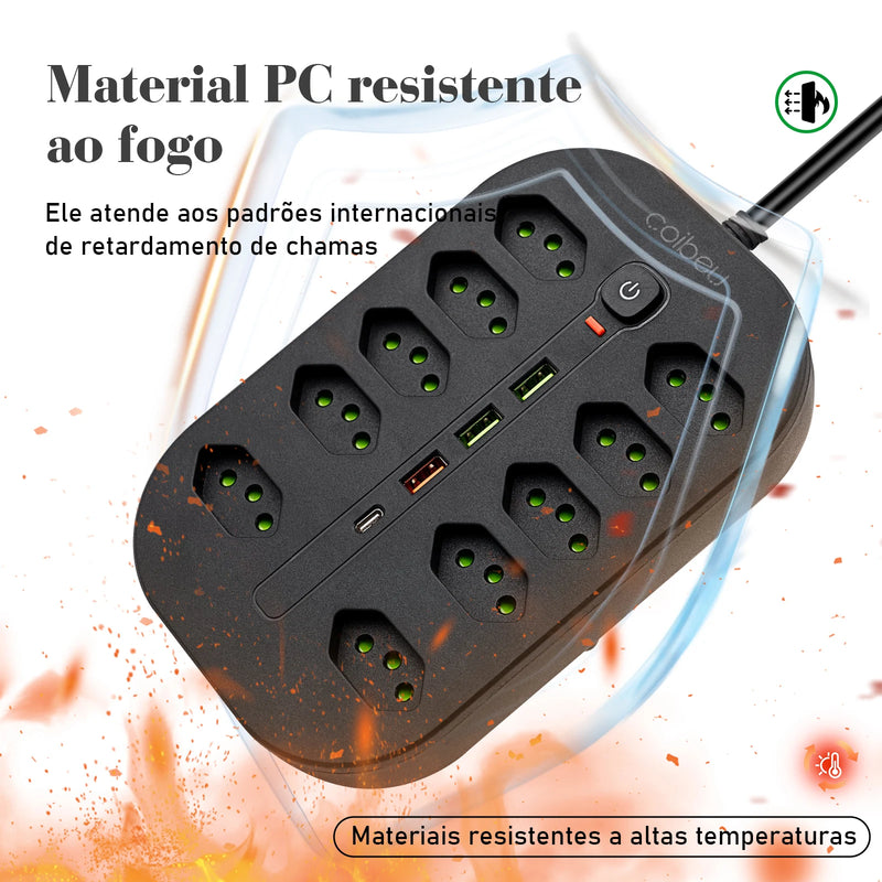 Extensão Tomada + USB