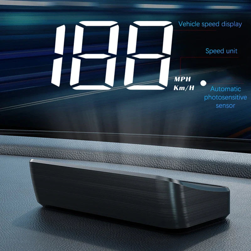 Velocímetro de Carro KM/H Digital Up Display