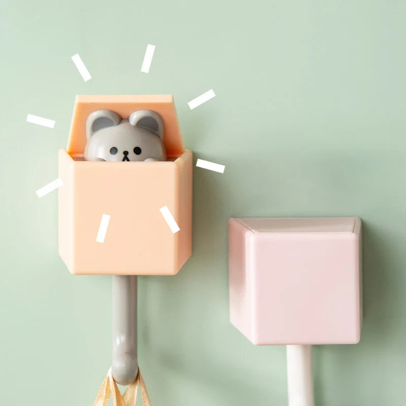 Ganchos Porta-objetos de Gato - Adesivos