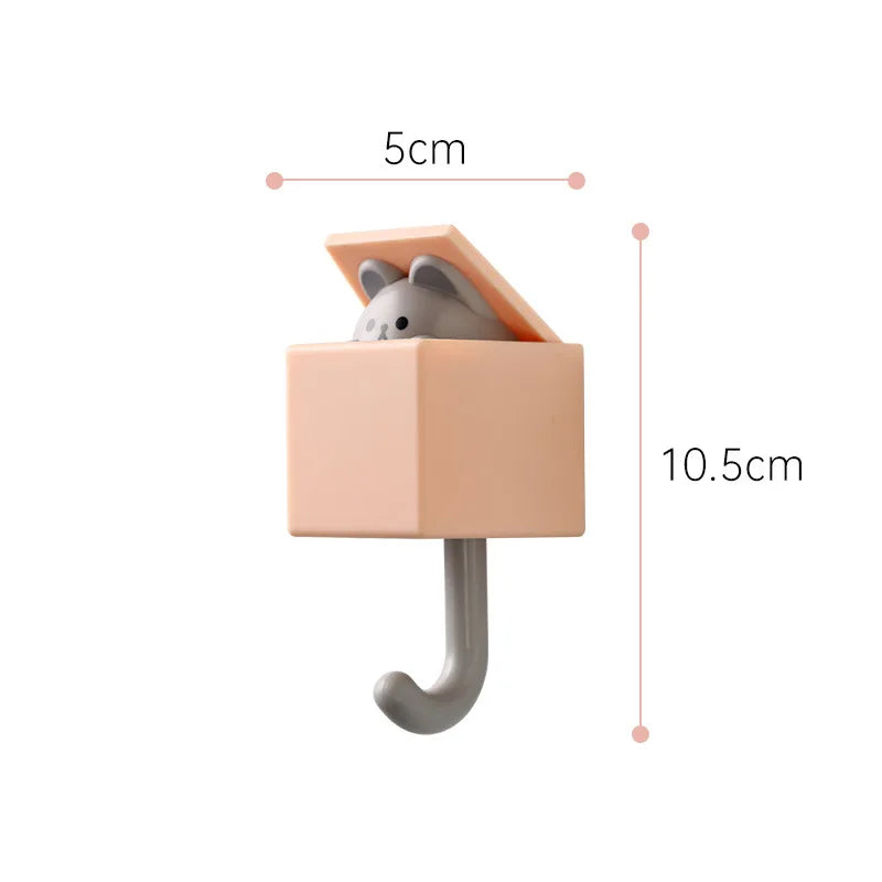 Ganchos Porta-objetos de Gato - Adesivos