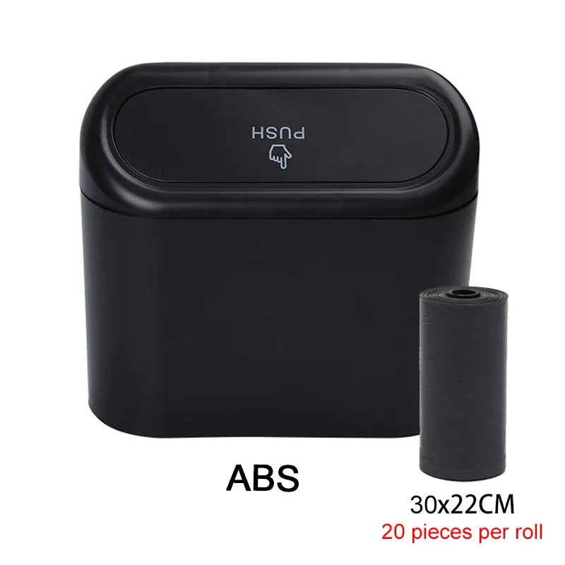 Mini Lixeira para Carro + Kits sacos de lixo
