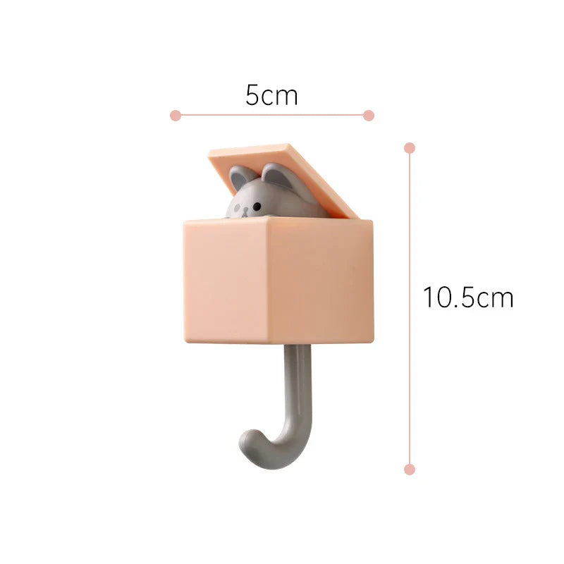 Ganchos Porta-objetos de Gato - Adesivos