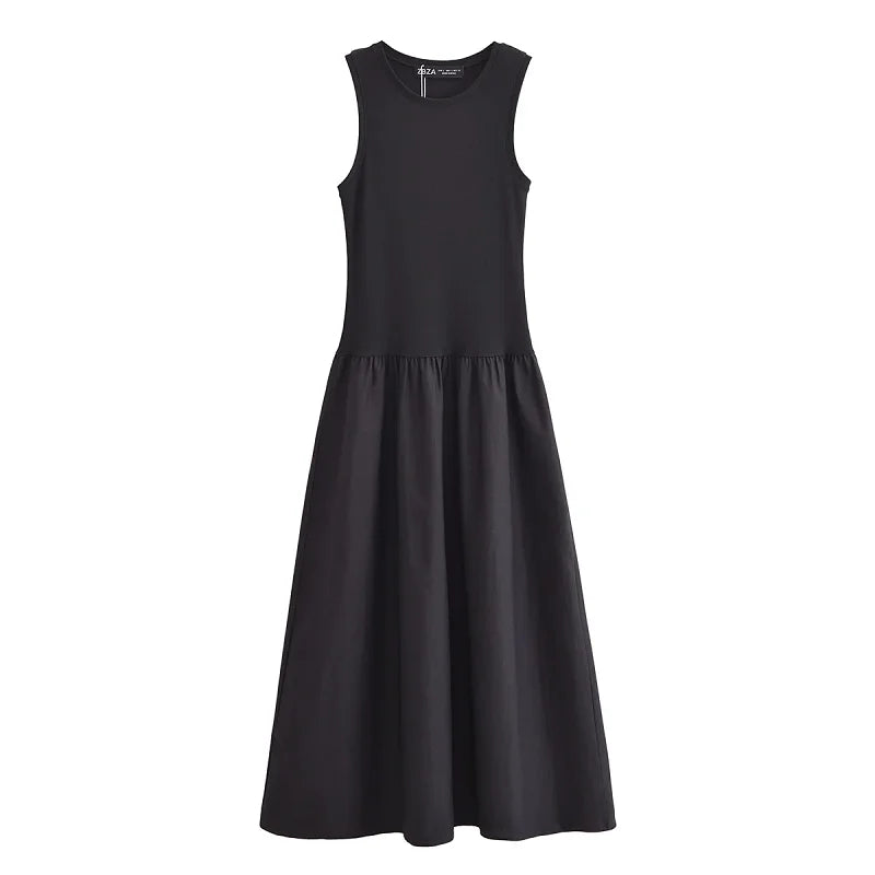 Vestido Primavera Sem Mangas