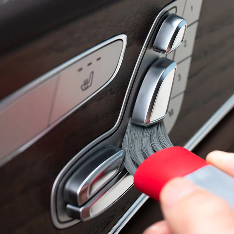 Escova de Limpeza Interna Automotiva 2 em 1